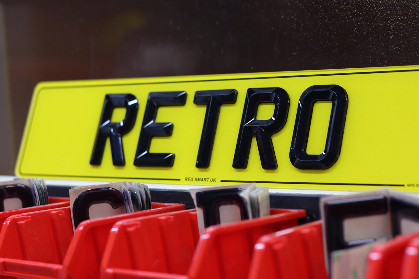 Personalised Retro Number Plates